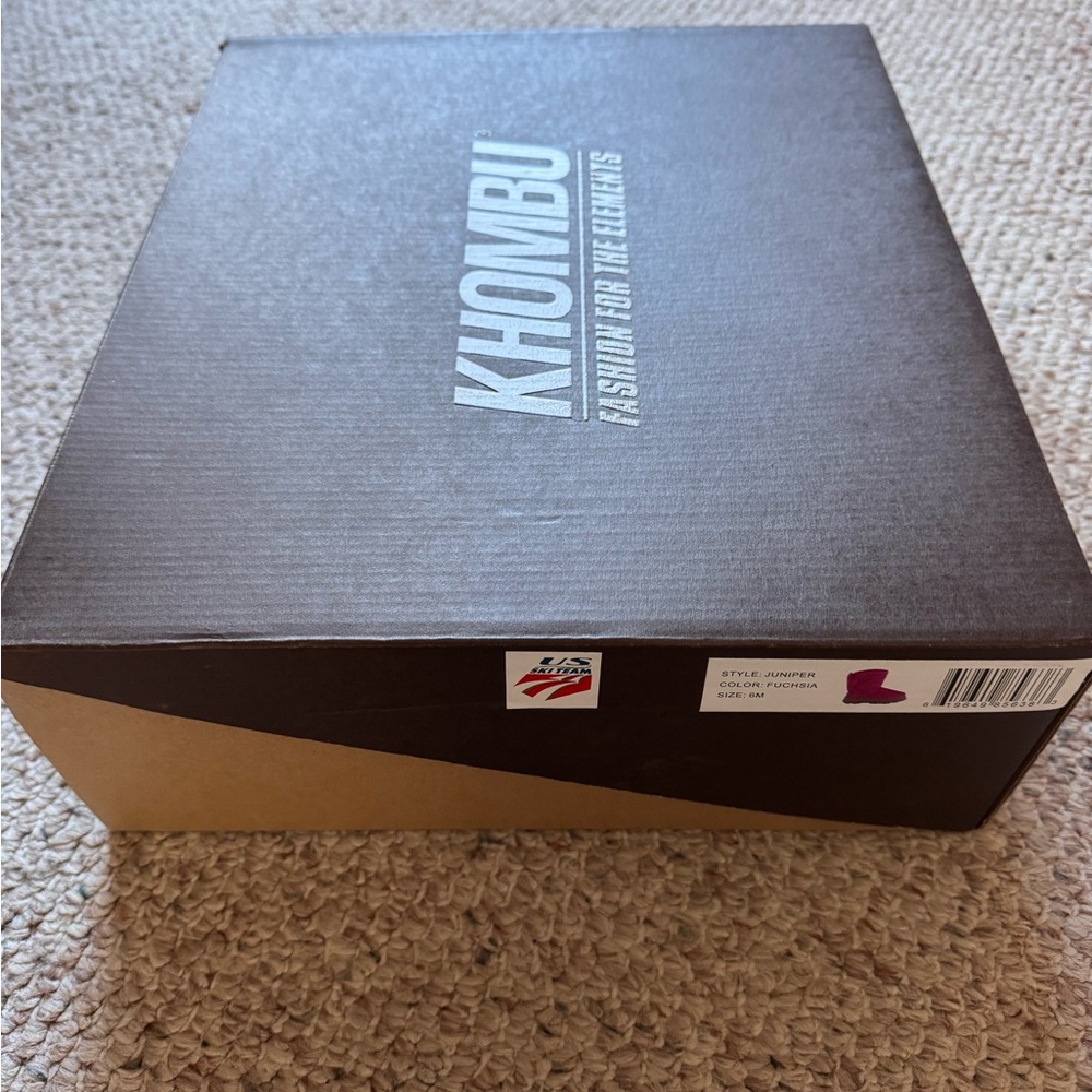 Khombu Juniper Snow Boot (Big Kid, size 6), Color: Fuchsia. Brand new in box! - Picture 2 of 7
